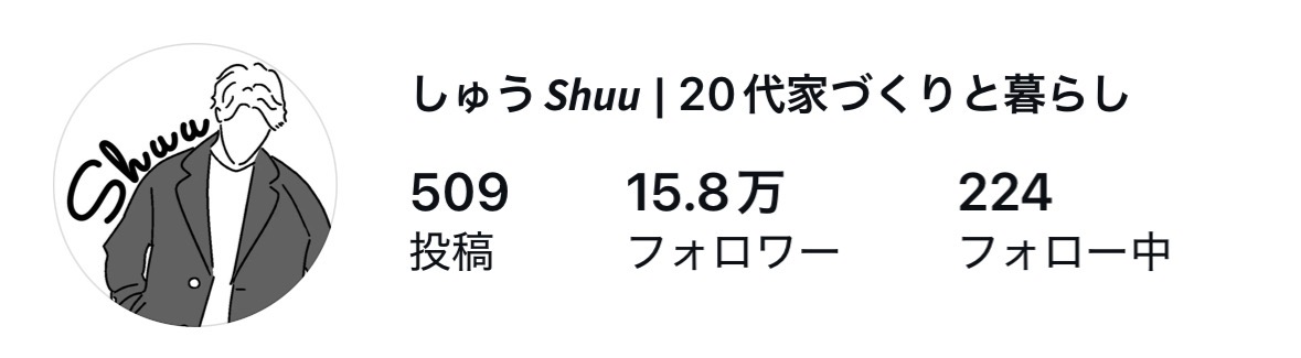 ライフスタイルアカウント @shuuu_555